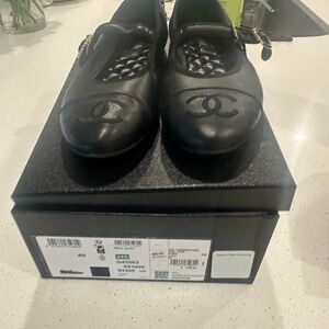 CHANEL Black Mary Janes